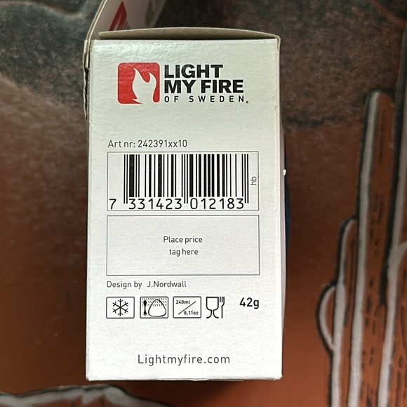 Light My Fire *NIB* 240ML Bioplastic Pack-Up Collapsible Cup, Blue - Picture 6 of 10